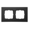 Рамка Jasmart G-Metal 2-постовая, черный