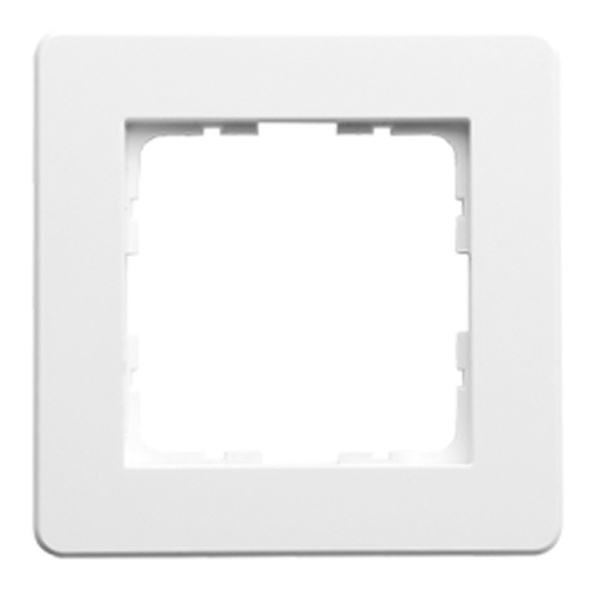 Рамка Jasmart G-Flex  1-постовая, белый глянцевый