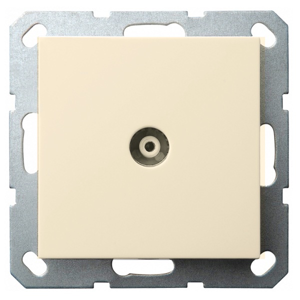 Розетка TV Jasmart G d9.5мм оконечная, шампань