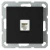 Интернет-розетка RJ45 Jasmart G категория 5, черный матовый
