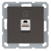 Интернет-розетка RJ45 Jasmart G категория 5, мокко