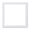 Рамка переходная Jasmart FD 55х55мм, белый глянцевый