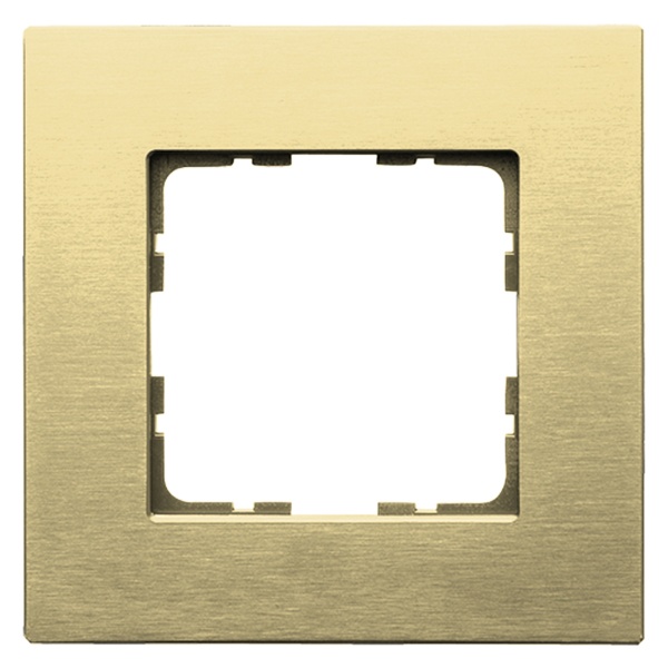 Рамка Jasmart G-Metal 1-постовая, шампань