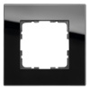 Рамка Jasmart 1-постовая, стекло черный
