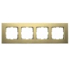Рамка Jasmart G-Metal 4-постовая, шампань
