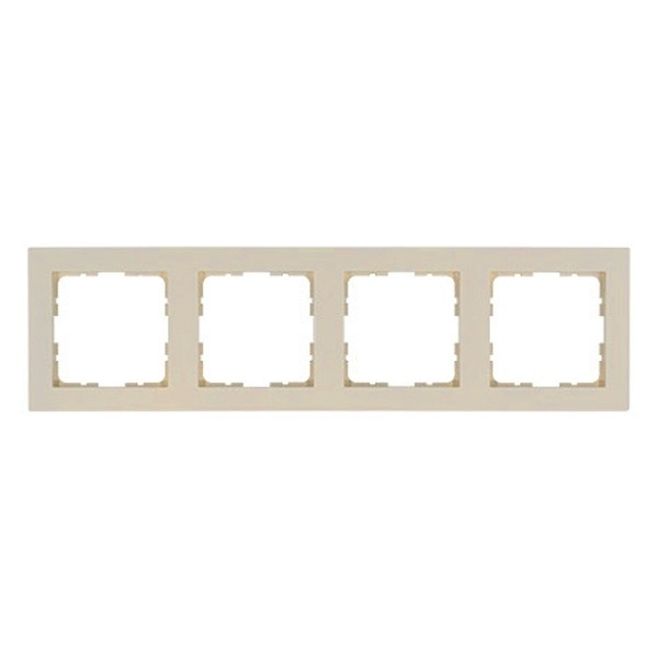 Рамка Jasmart G-Classic  4-постовая, слоновая кость (бежевый)