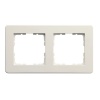 Рамка Jasmart G-Flex  2-постовая, слоновая кость (бежевый)