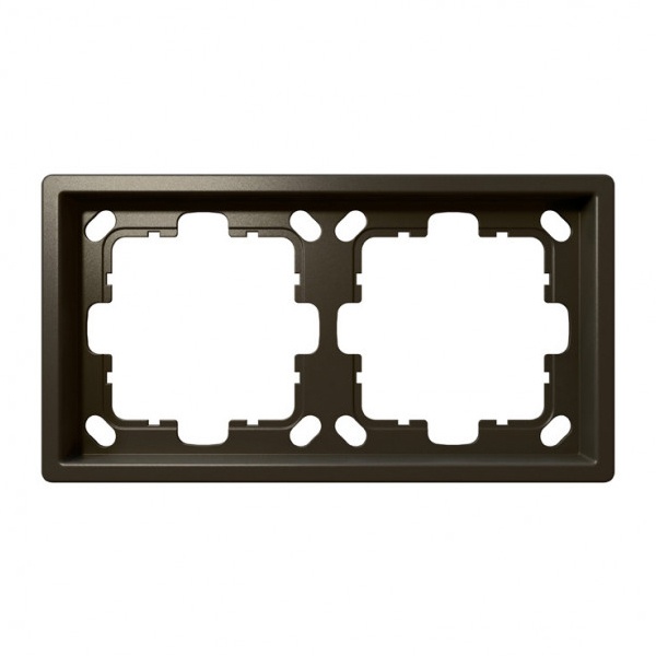 Рамка Jasmart FD  2-постовая, бронза