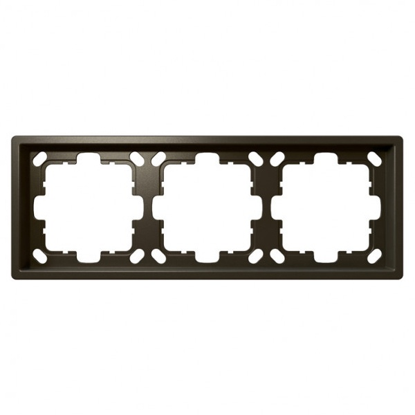 Рамка Jasmart FD  3-постовая, бронза
