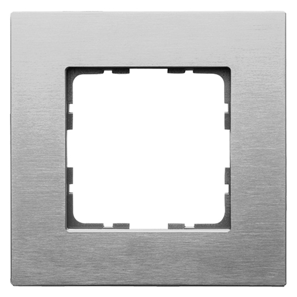 Рамка Jasmart G-Metal 1-постовая, алюминий