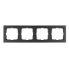 Рамка Jasmart G-Classic  4-постовая, антрацит