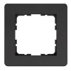 Рамка Jasmart G-Flex 1-постовая, антрацит