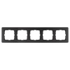 Рамка Jasmart G-Flex 5-постовая, антрацит
