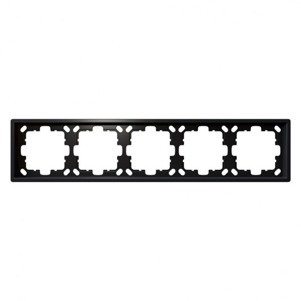 Рамка Jasmart FD  5-постовая, никель