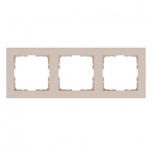 Рамка Jasmart G-Classic  3-постовая, шампань