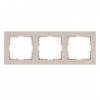 Рамка Jasmart G-Classic  3-постовая, шампань