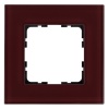 Рамка Jasmart 1-постовая, стекло гранатовый