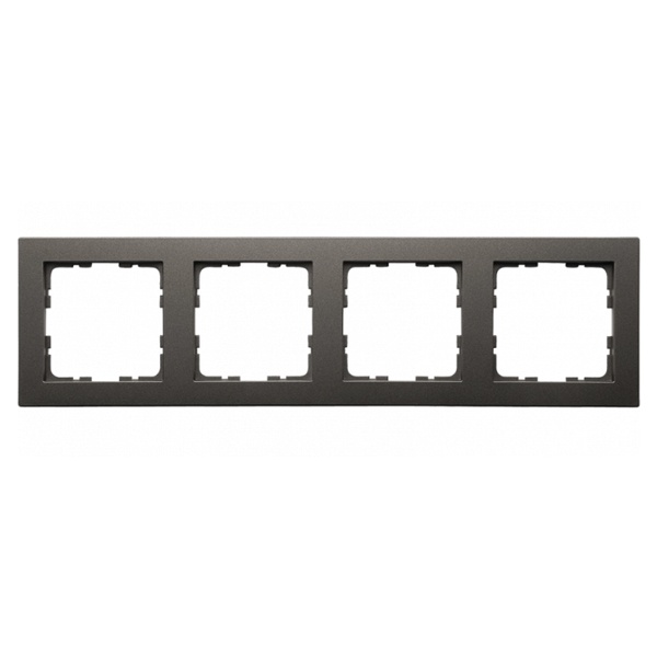 Рамка Jasmart G-Classic  4-постовая, мокко
