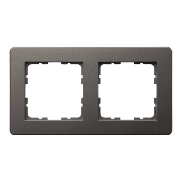 Рамка Jasmart G-Flex 2-постовая, мокко