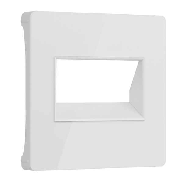 Накладка для двойной розетки Еthernet RJ-45 Werkel акрил белый