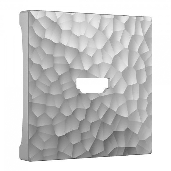 Накладка для розетки HDMI Werkel Hammer серебряный