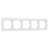 Рамка на 5 постов Hammer белый