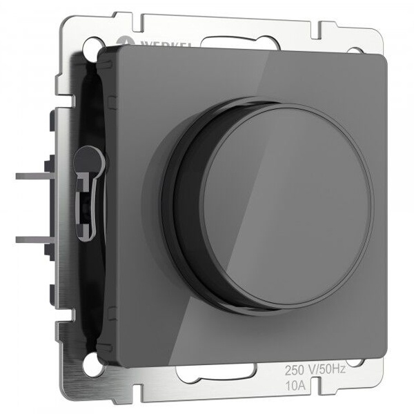 Диммер Werkel 600Вт LED 200Вт акрил графит