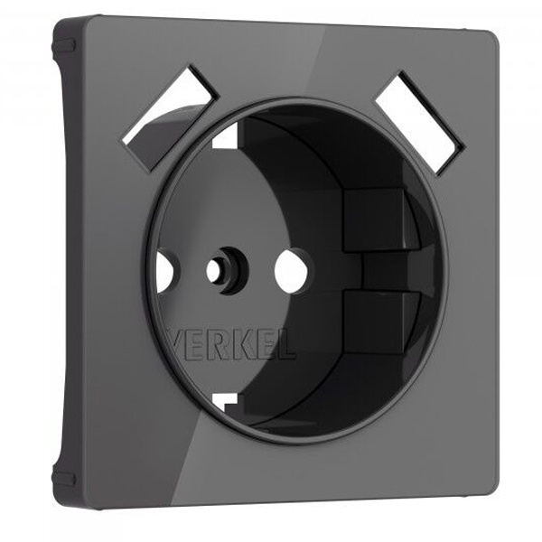 Накладка для розетки USB Werkel акрил графит