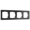 Рамка на 4 поста Acrylic черный