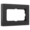 Рамка для двойной розетки Hammer черный