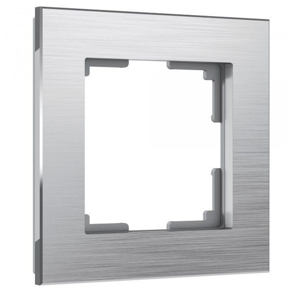 Рамка на 1 пост Werkel Aluminium алюминий