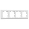 Рамка на 4 поста Werkel Stark белый