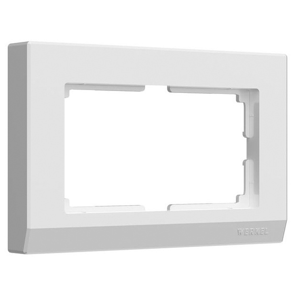 Рамка для двойной розетки Werkel Stark белый