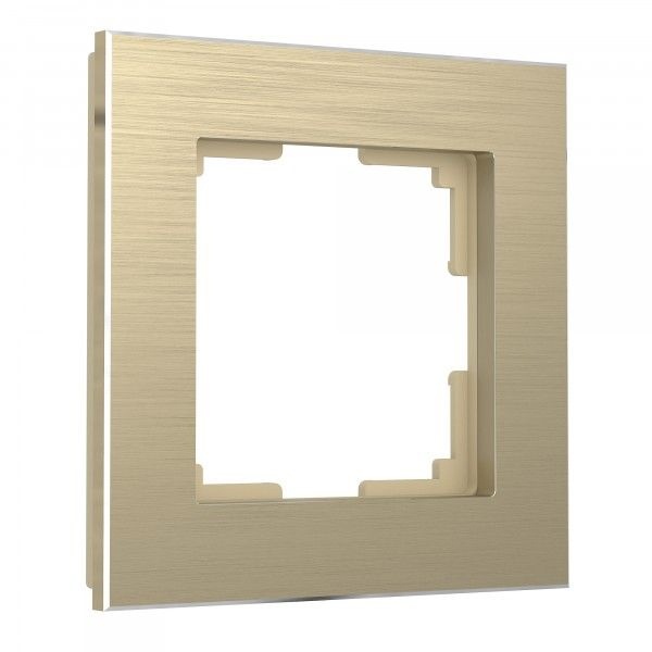 Рамка на 1 пост Werkel Aluminium шампань