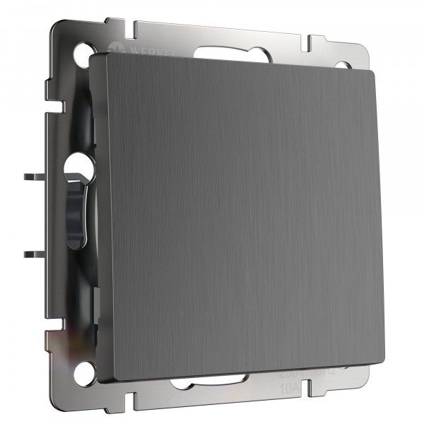 Клавиша для выключателя перекрестного Werkel графит рифленый