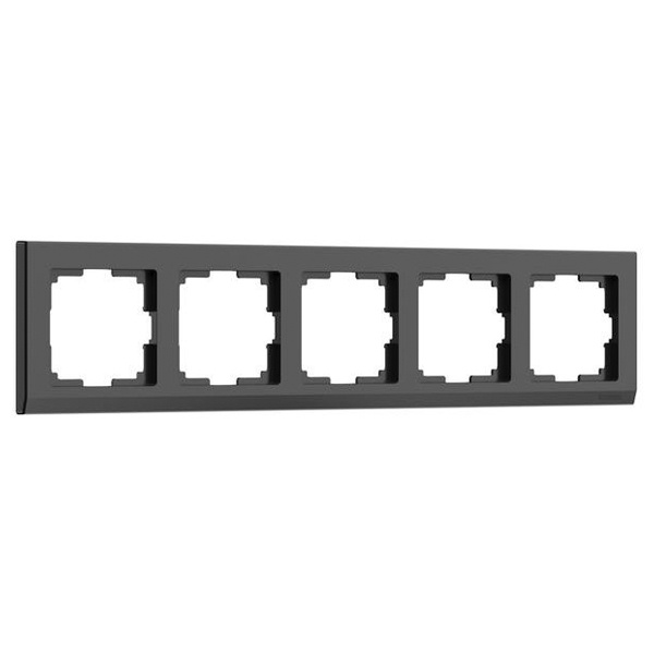 Рамка на 5 постов Werkel Stark черный