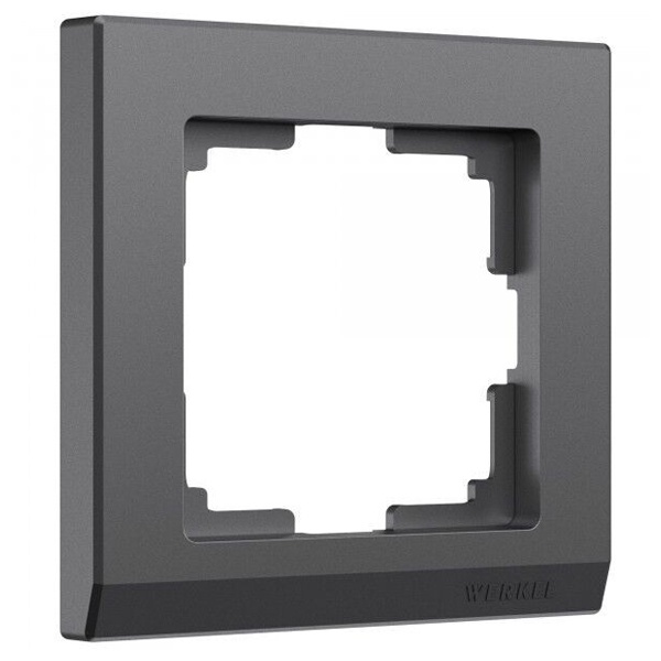 Рамка на 1 пост Werkel Stark графит матовый