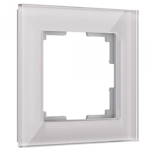 W0011117/ Рамка на 1 пост Werkel Favorit дымчатый,стекло