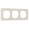 Рамка на 3 поста Werkel Snabb basic слоновая кость (бежевый)