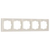 Рамка на 5 постов Werkel Snabb basic слоновая кость (бежевый)