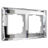 W0021220/ Рамка на 2 поста Werkel Diamant (зеркальный)