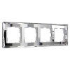 W0041220/ Рамка на 4 поста Werkel Diamant (зеркальный)