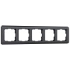 Рамка на 5 постов Werkel Stream графит