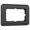 Рамка для двойной розетки Werkel Stream графит