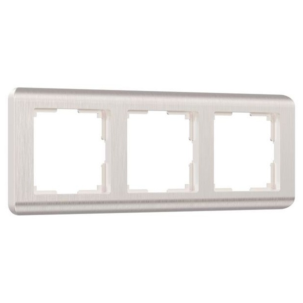 Рамка на 3 поста Werkel Stream перламутровый