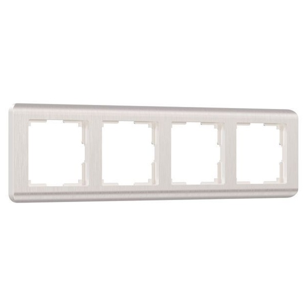 Рамка на 4 поста Werkel Stream перламутровый