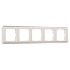 Рамка на 5 постов Werkel Stream перламутровый