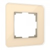 W0012443/ Рамка на 1 пост Werkel Elite айвори, стекло