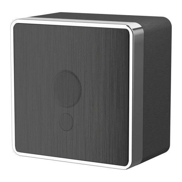 Вывод кабеля накладной Werkel Gallant графит рифленый