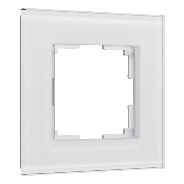 W0013101/ Рамка на 1 пост Werkel Senso белый, стекло soft-touch